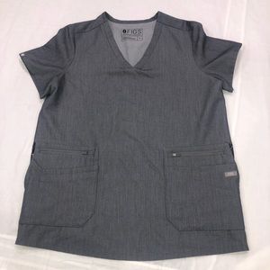 Figs Scrubs Top Size Small